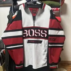 90s BOSS Half-Zip Jersey HIPHOP/RAP