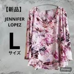 【新品】JENNIFER LOPEZ フラワープリント チュニック L