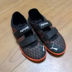PUMA FUTURE サッカーシューズ ブラック/オレンジ　20cm