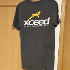 アメリカ古着xceed スポーツパフォーマンス Tシャツ グレー