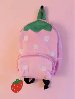 新品　タグ付き　いちごキッズリュック