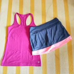 GapFit/ギャップ　タンクトップスコートセット　XSサイズ24時間以内発送