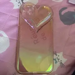 ハート型透明iPhoneケース