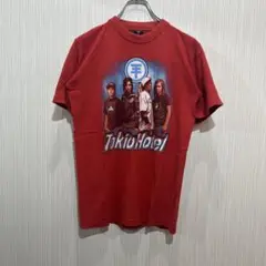 Tokio Hotel バンT バンドTシャツ レッド エレメントS