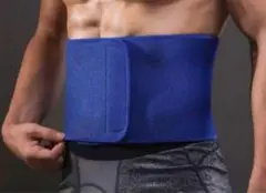 ウエストダイエットサウナベルト ブルー 青 発汗効果でシェイプアップ