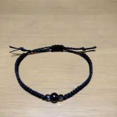 ブレスレット　ミサンガ　オニキス