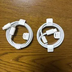 純正　Lightningケーブル 2本セット
