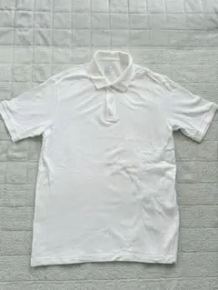 無印良品　メンズ　白のポロシャツ　Lサイズ