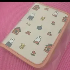 ミッフィー　マルチケース　母子手帳にも　ピンク