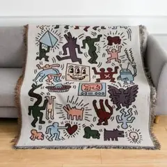 落書き ソファーカバー かわいい 180x230cm