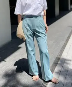 Spick & Span ドライタッチバックスリットストレートパンツ