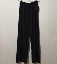 【新品タグ付き】francaise　ストレッチパンツ　Lサイズ　ブラック