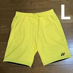 【廃盤商品・美品】 YONEX ヨネックス ハーフパンツ Lサイズ イエロー