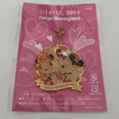 【新品未開封】2004ディズニーバレンタイン　ピンバッジ