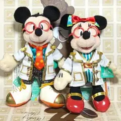 新品　未使用　ぬいぐるみ　2点　ぬいぐるみバッジ　1点　ミニー ディズニー 値下げしました】ディズニー ぬいぐるみバッジ ミニーちゃん