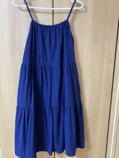 UNIQLO ネイビー ノースリーブ ワンピース160㎝