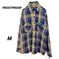 フロストプルーフ ネルシャツ 長袖 【M】チェック柄 古着