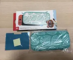 Nintendo Switch ケース リーフデザイン どうぶつの森