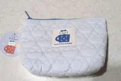 ちいかわ舟形キルティングペンケース　ハチワレ
