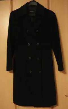 CLUB MONACO ロングコート 黒 ブラック