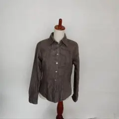 SCAPA ブラウン 長袖シャツ 38