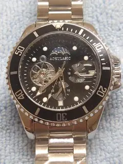 AOKULASIC 機械式自動巻き ダイバー デザイン　ブラック
