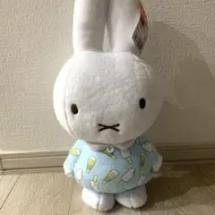 ミッフィー　特大サイズぬいぐるみ　アイス柄のワンピース