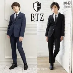BTZ 男子 入学式 卒業式 キッズスーツ ５点セット（ネイビー） 160