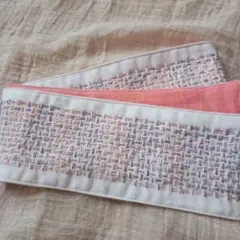 ハンドメイド　刺し子ガーゼマフラー❁３８