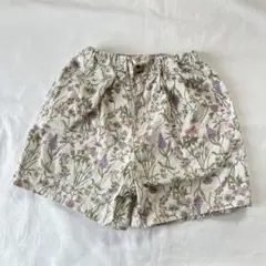 ブランシェス 110 ハーフパンツ 花柄