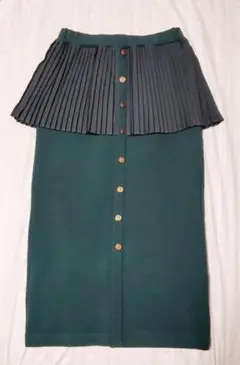 MUVEIL ペプラムスカート