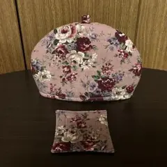 ティーコゼー ティーポットカバー & ティーポットマット (ハンドメイド)B