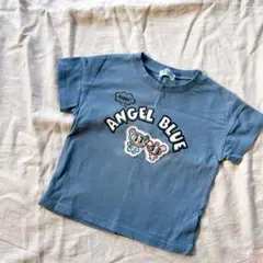 しまむら エンジェルブルー 半袖 Tシャツ 100cm
