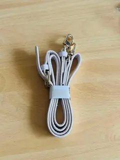 ホワイト スマホショルダーストラップ 約120cm