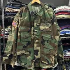 迷彩 カモフラ ウッドランドカモ BDU ミリタリージャケット