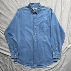 【90s】BANANA REPUBLIC B/Dデニムシャツ ブルー