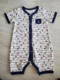 ボーダー柄ロンパース（60~70cm）