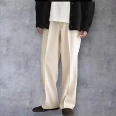 Wrangler ラングラーホワイトランチャーパンツ　フレア　L