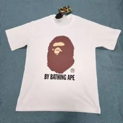 新品 A BATHING APEロゴプリント Tシャツ ホワイト XL 男女兼用