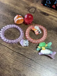 海の生き物ヘアアクセサリーセット 6点