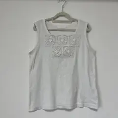Reve de MIYACO タンクトップ アイボリー