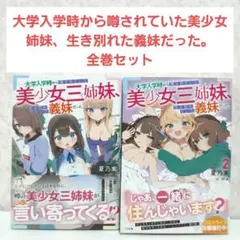 大学入学時から噂されていた美少女三姉妹、生き別れていた義妹だった。　ライトノベル