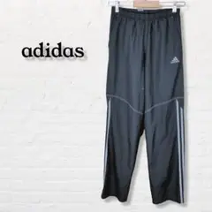 アディダス adidas☆ジャージパンツ 裏メッシュ 裾ファスナー【M】