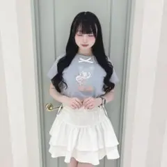 メゾピアノ　Tシャツ　evelyn ブルーベリエちゃん