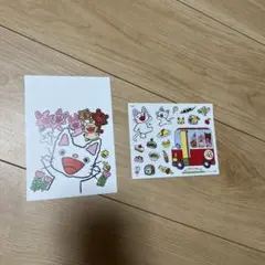 のんたん　ポストカード　ステッカー　シール　はがき　非売品　ノンタン