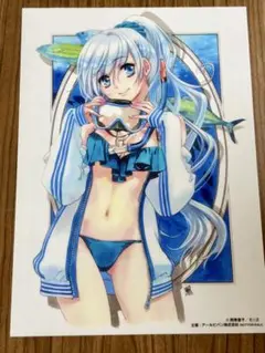 フルメタル・パニック 新作版画展 予約特典 四季童子 クリアポスター