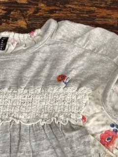 ラポシェビスキュイ 異素材切替カットソー　Tシャツ 130