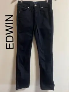 EDWIN エドウィン ブラック スキニーパンツ27