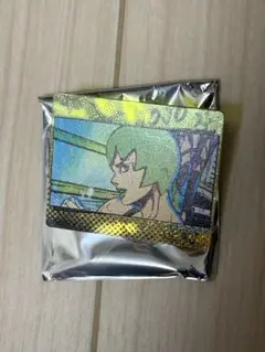 ジョジョ　ストーンオーシャン　ラメアクリルバッジ　F.F　フー・ファイターズ