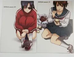銀魂 イラストカード 志村妙 柳生九兵衛 特典　2枚セット